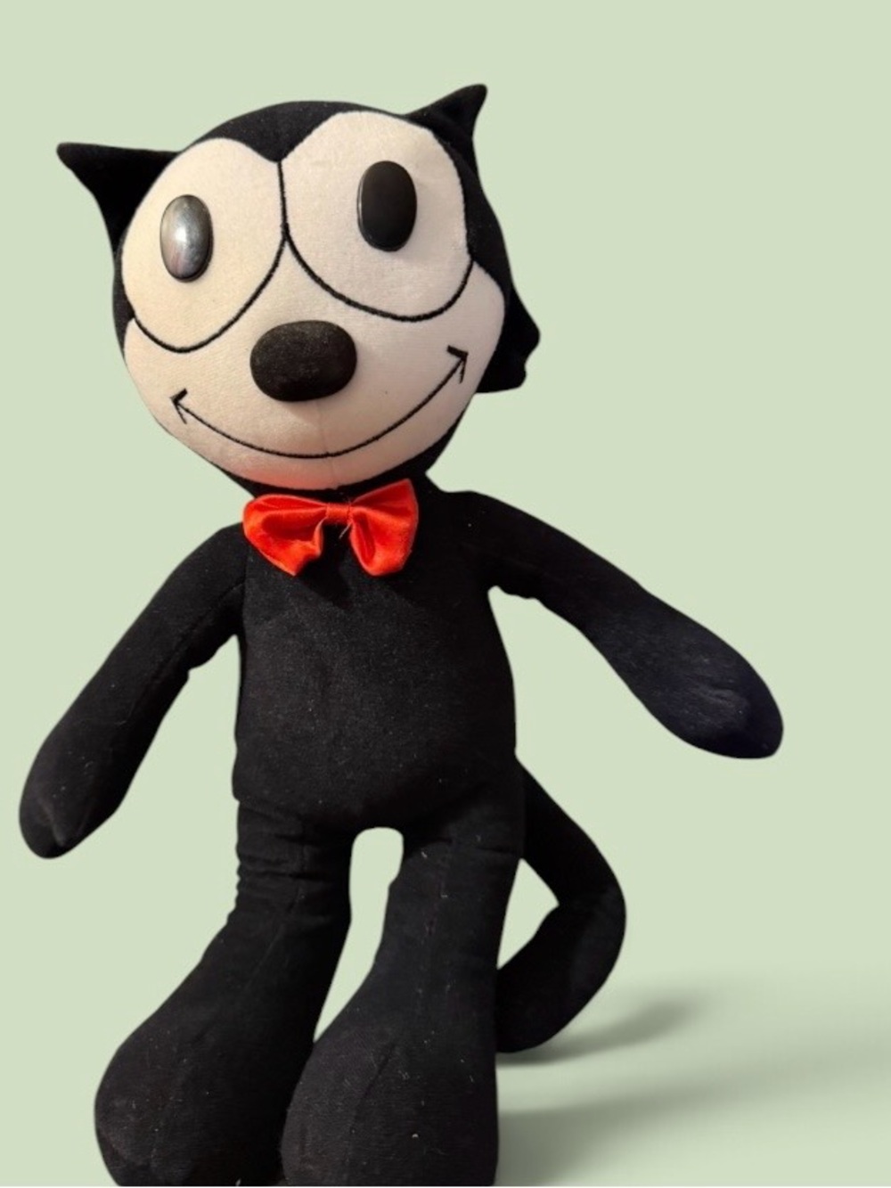 Vintage~Felix the Cat~Plush Toy~Classic Cartoon Character~Toy Works